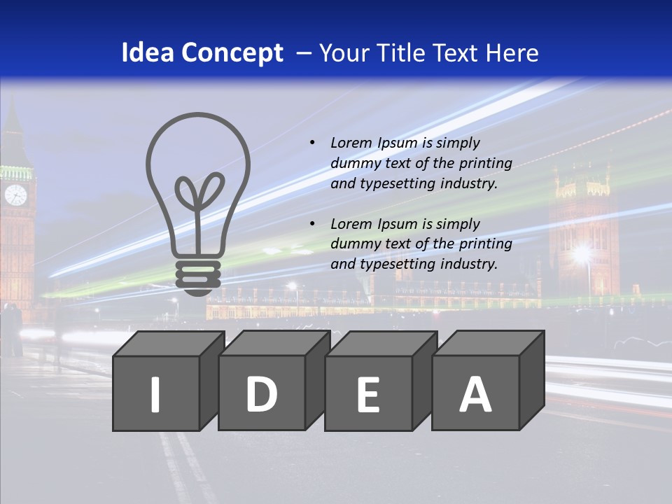 Car City Trail PowerPoint Template