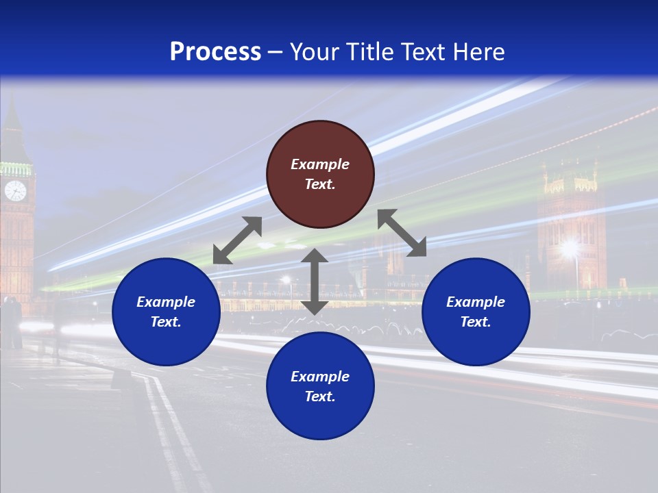 Car City Trail PowerPoint Template