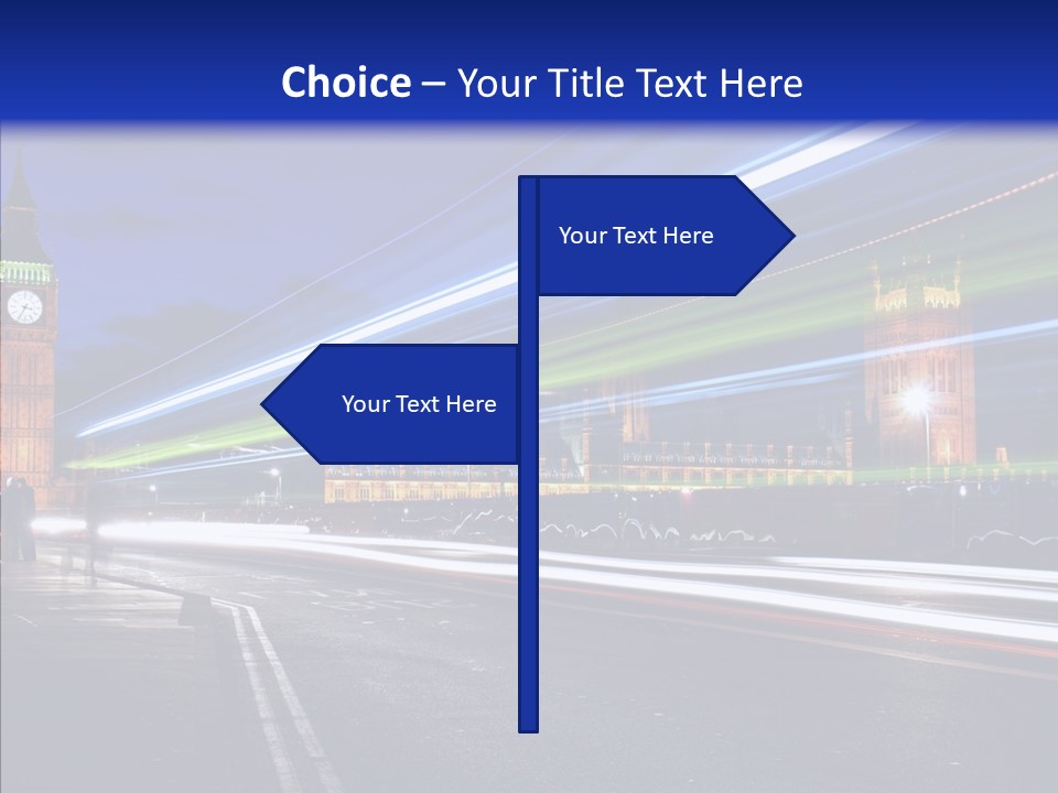 Car City Trail PowerPoint Template