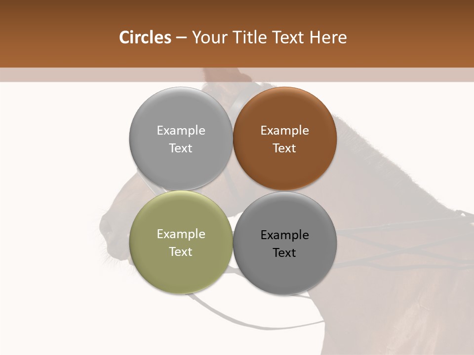 Animal Dressing Golden PowerPoint Template