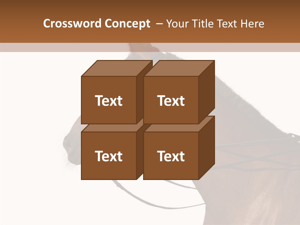 Animal Dressing Golden PowerPoint Template