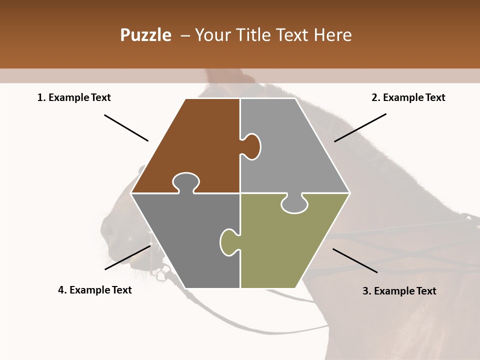 Animal Dressing Golden PowerPoint Template