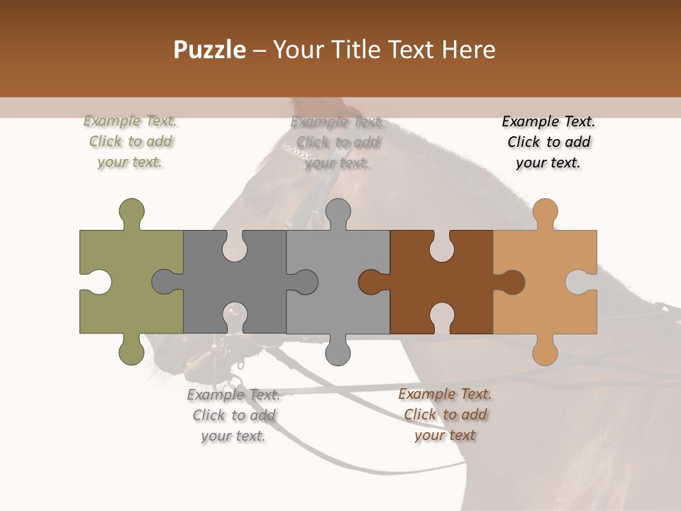 Animal Dressing Golden PowerPoint Template