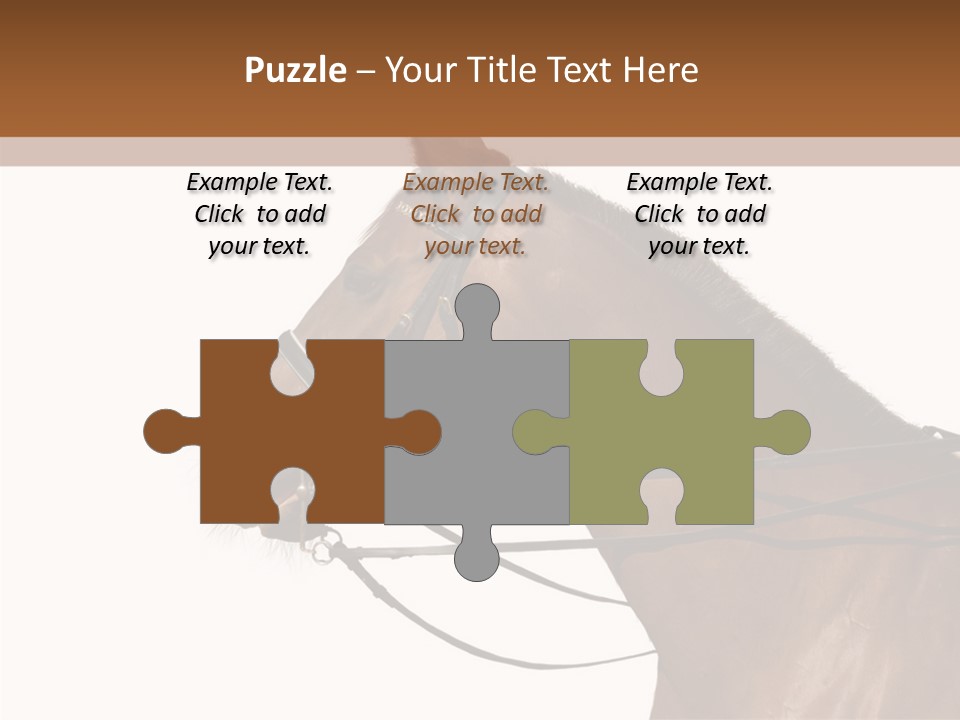 Animal Dressing Golden PowerPoint Template