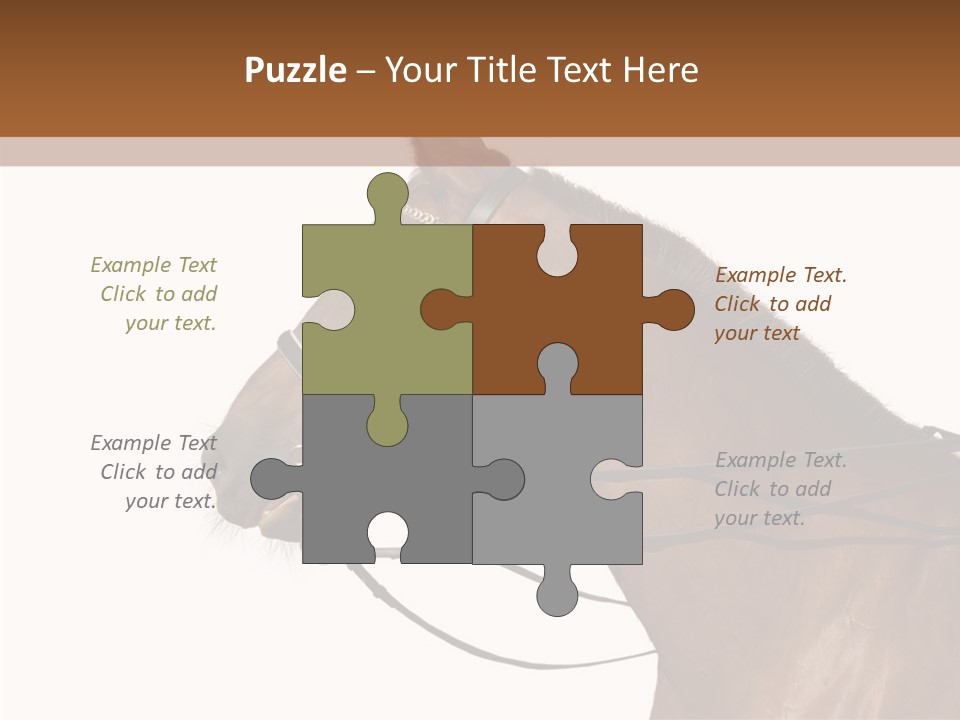 Animal Dressing Golden PowerPoint Template