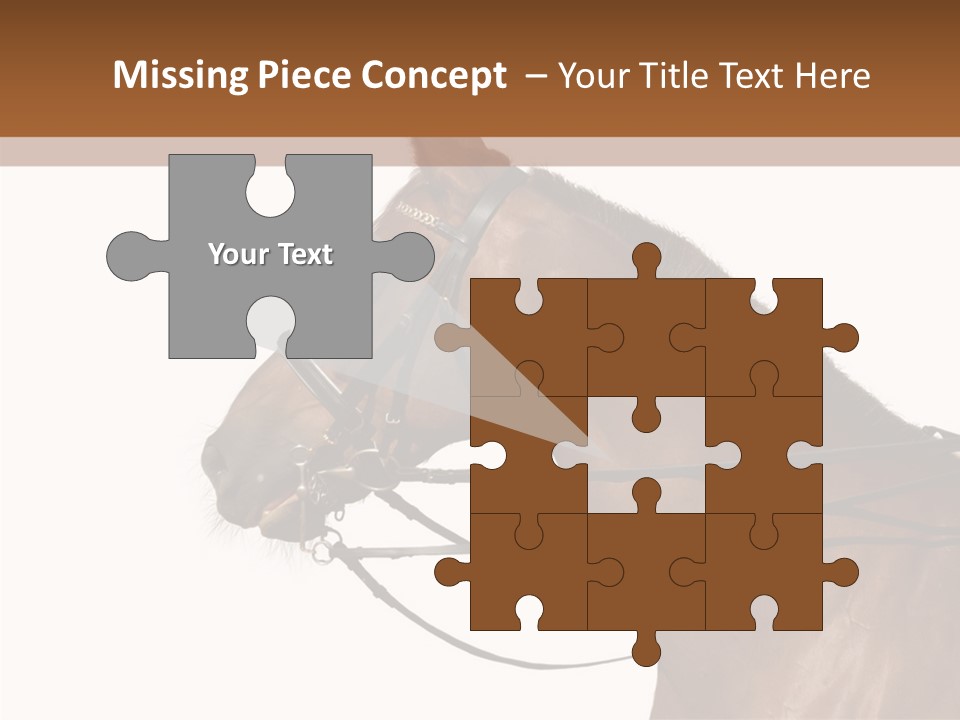 Animal Dressing Golden PowerPoint Template