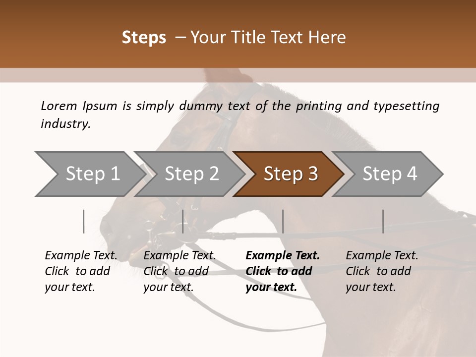Animal Dressing Golden PowerPoint Template