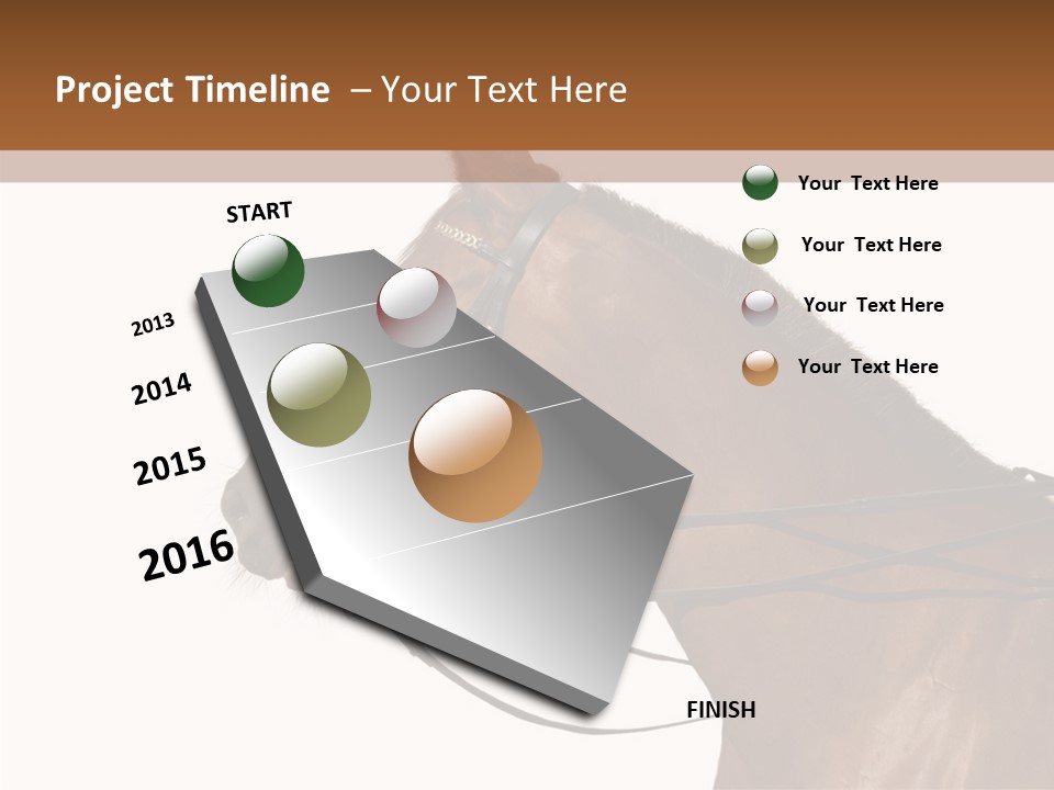 Animal Dressing Golden PowerPoint Template