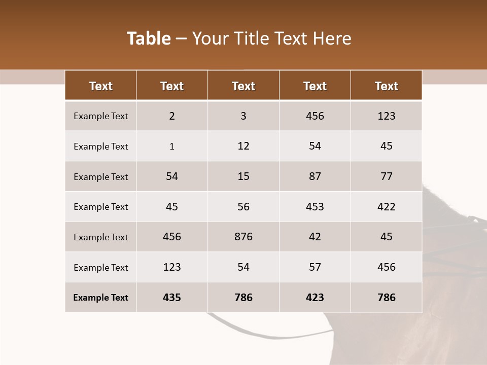 Animal Dressing Golden PowerPoint Template