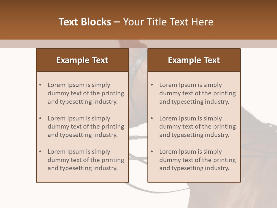 Animal Dressing Golden PowerPoint Template