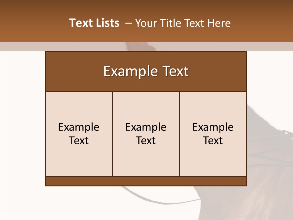 Animal Dressing Golden PowerPoint Template