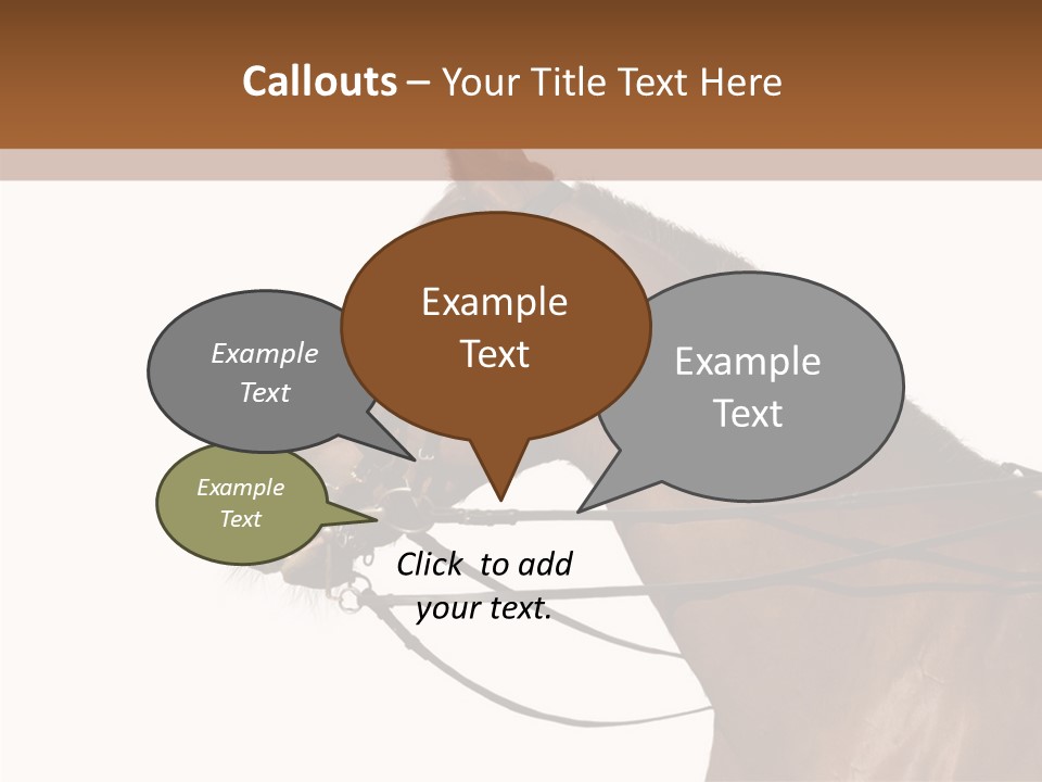 Animal Dressing Golden PowerPoint Template