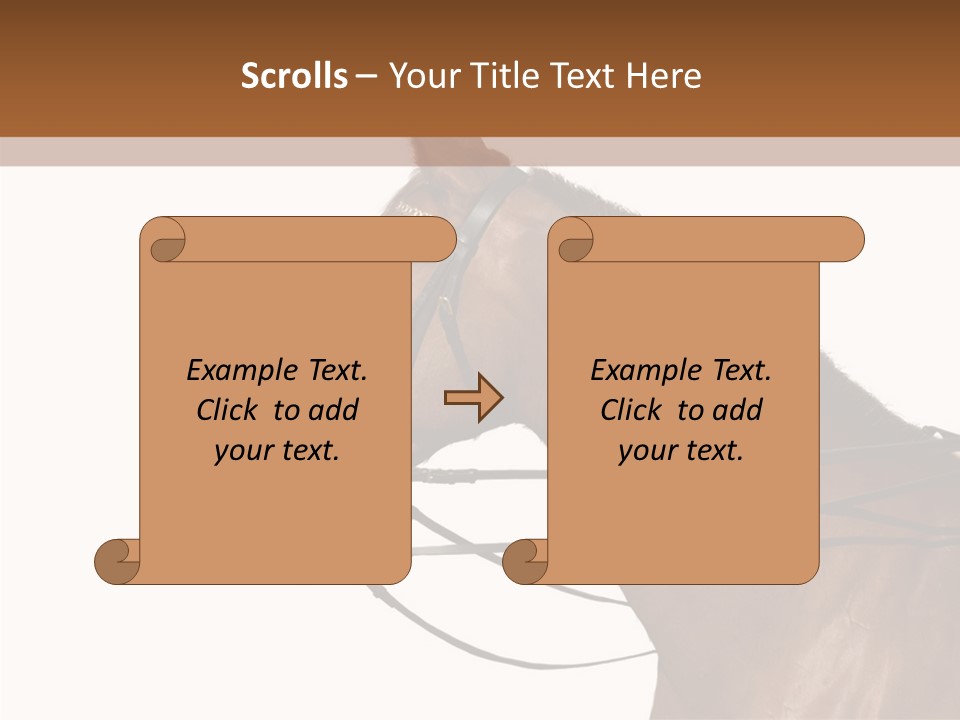 Animal Dressing Golden PowerPoint Template