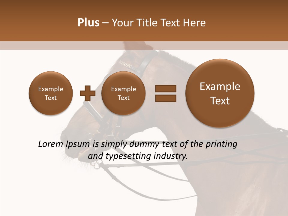 Animal Dressing Golden PowerPoint Template