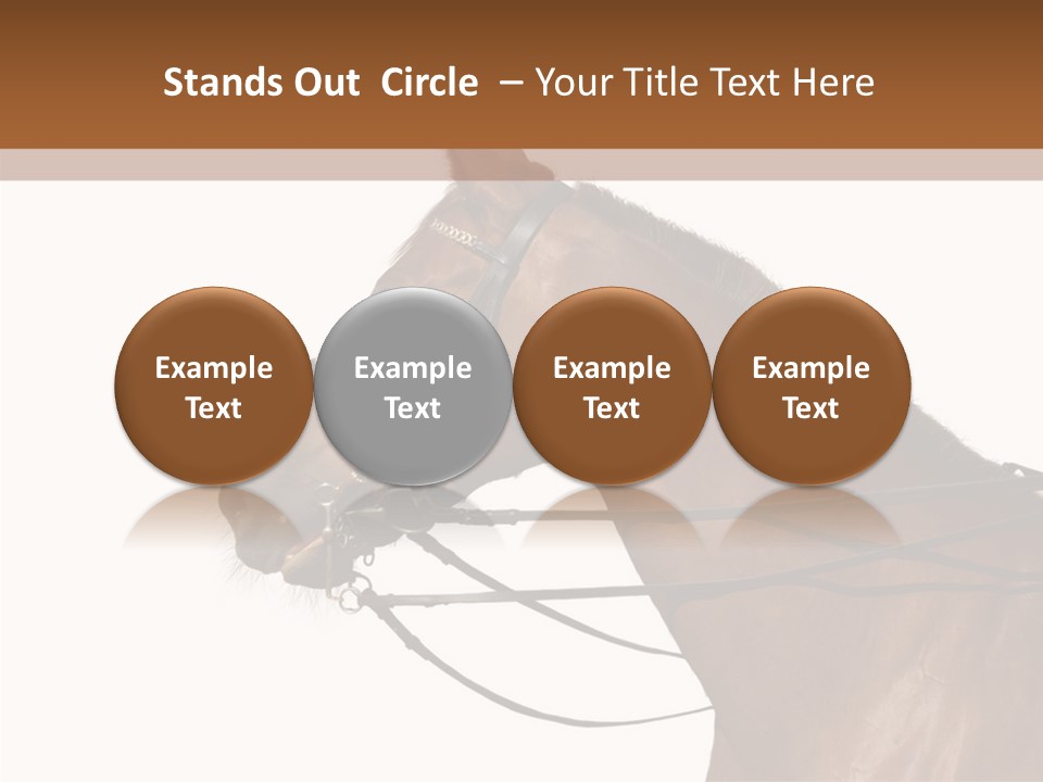 Animal Dressing Golden PowerPoint Template