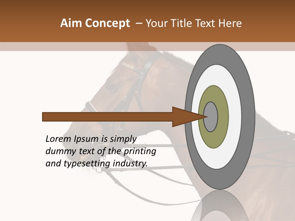 Animal Dressing Golden PowerPoint Template