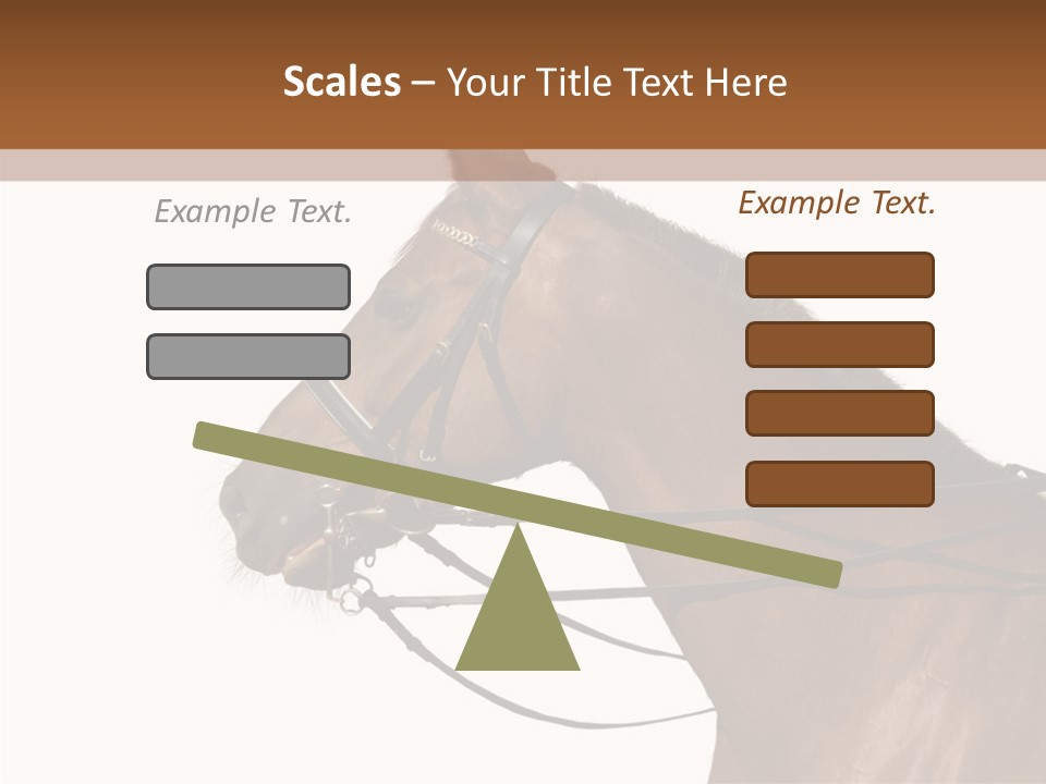 Animal Dressing Golden PowerPoint Template