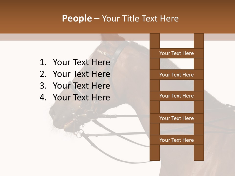 Animal Dressing Golden PowerPoint Template