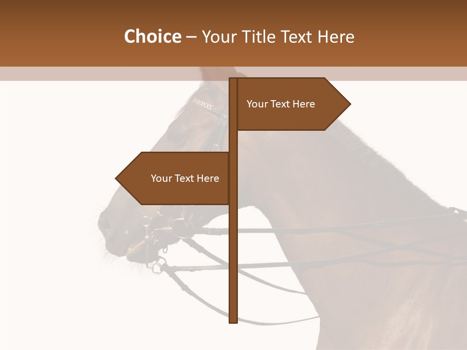 Animal Dressing Golden PowerPoint Template