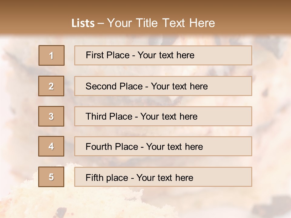 Bake Cafe Spoon PowerPoint Template