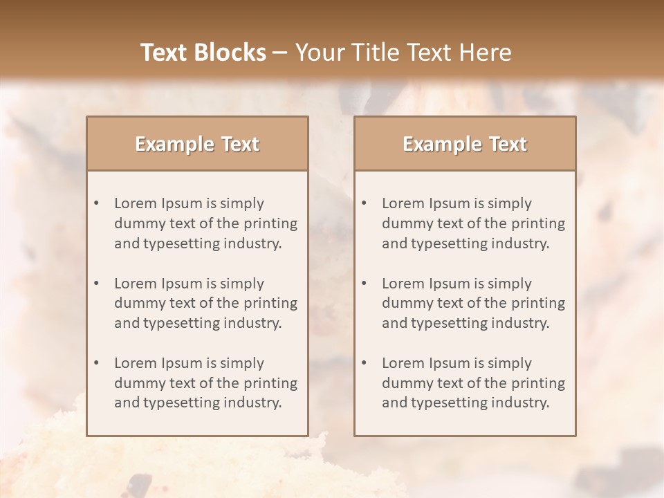Bake Cafe Spoon PowerPoint Template