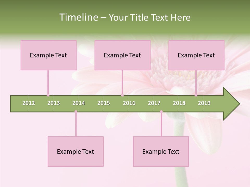 Flower Petals Isolated PowerPoint Template