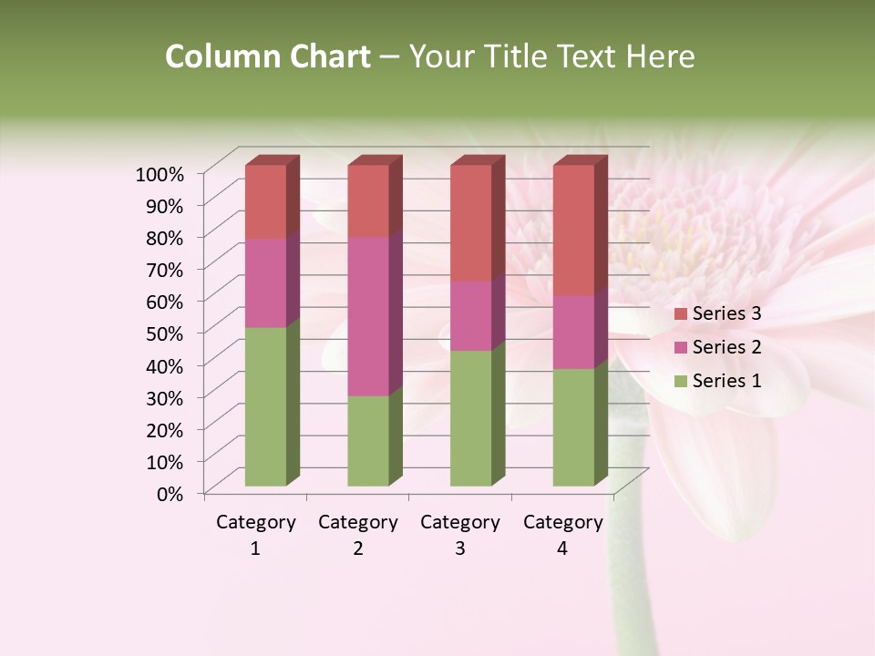 Flower Petals Isolated PowerPoint Template
