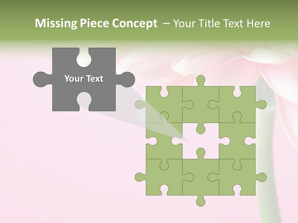 Circle Flower Petals PowerPoint Template