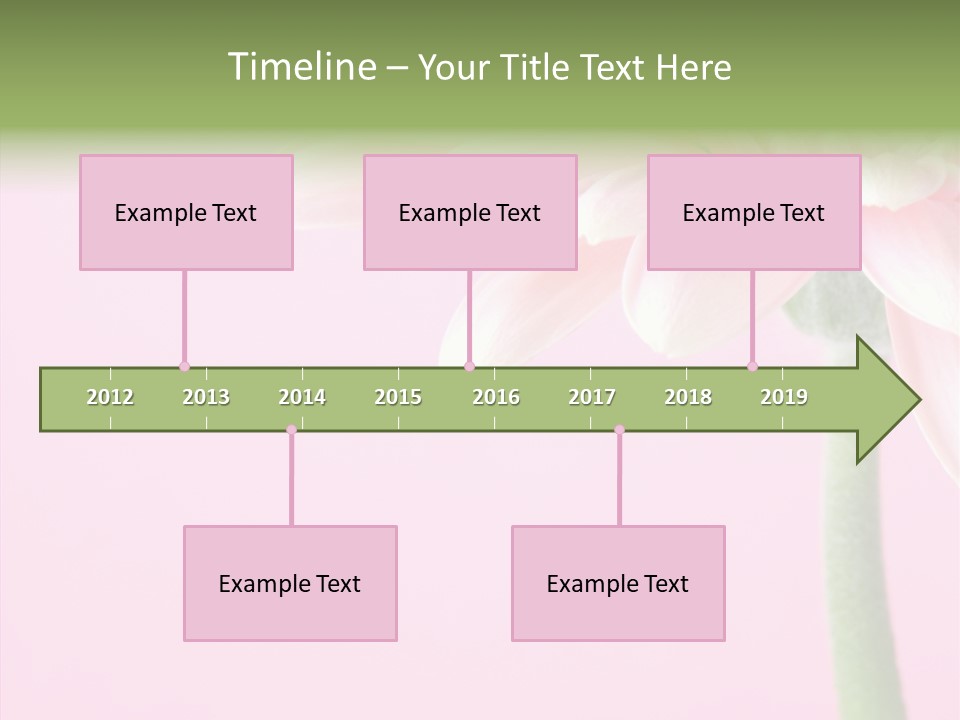 Circle Flower Petals PowerPoint Template