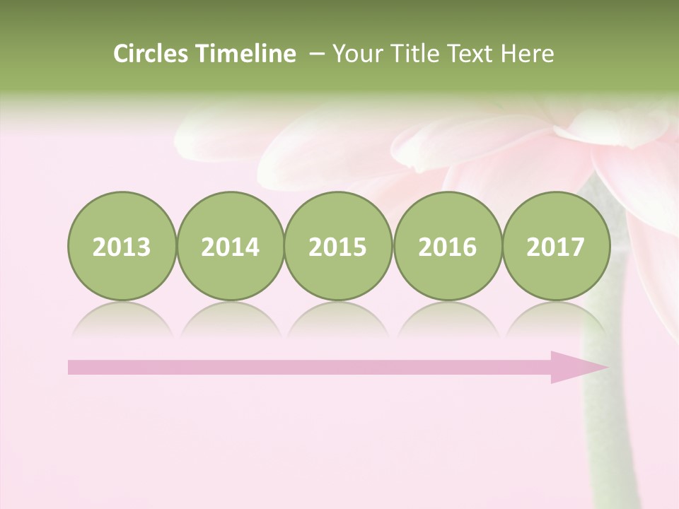 Circle Flower Petals PowerPoint Template