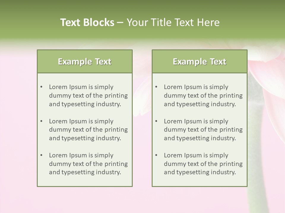 Circle Flower Petals PowerPoint Template