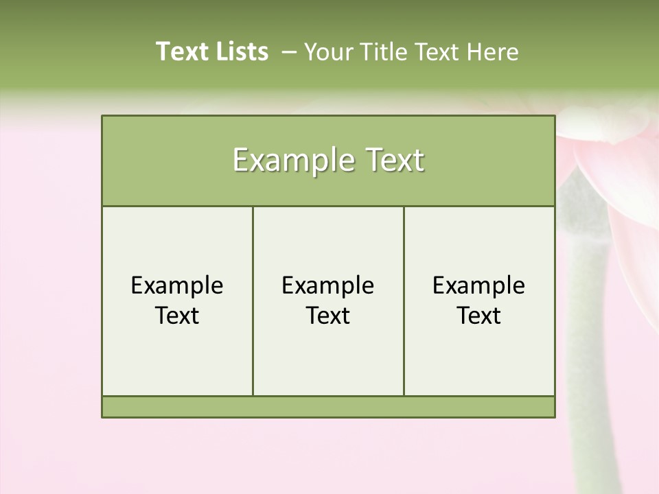 Circle Flower Petals PowerPoint Template