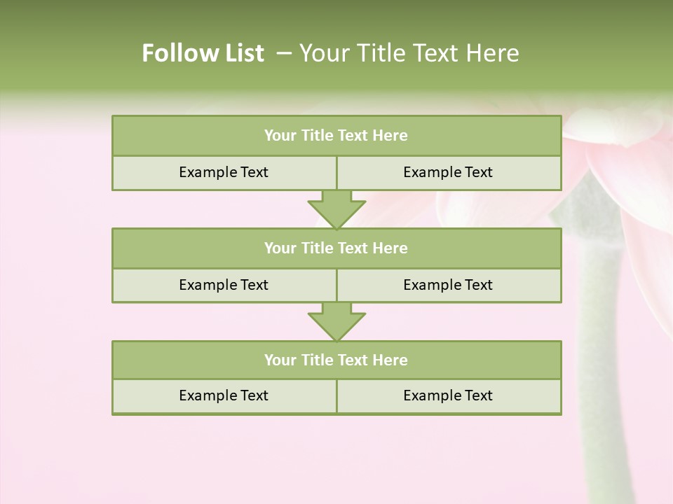 Circle Flower Petals PowerPoint Template