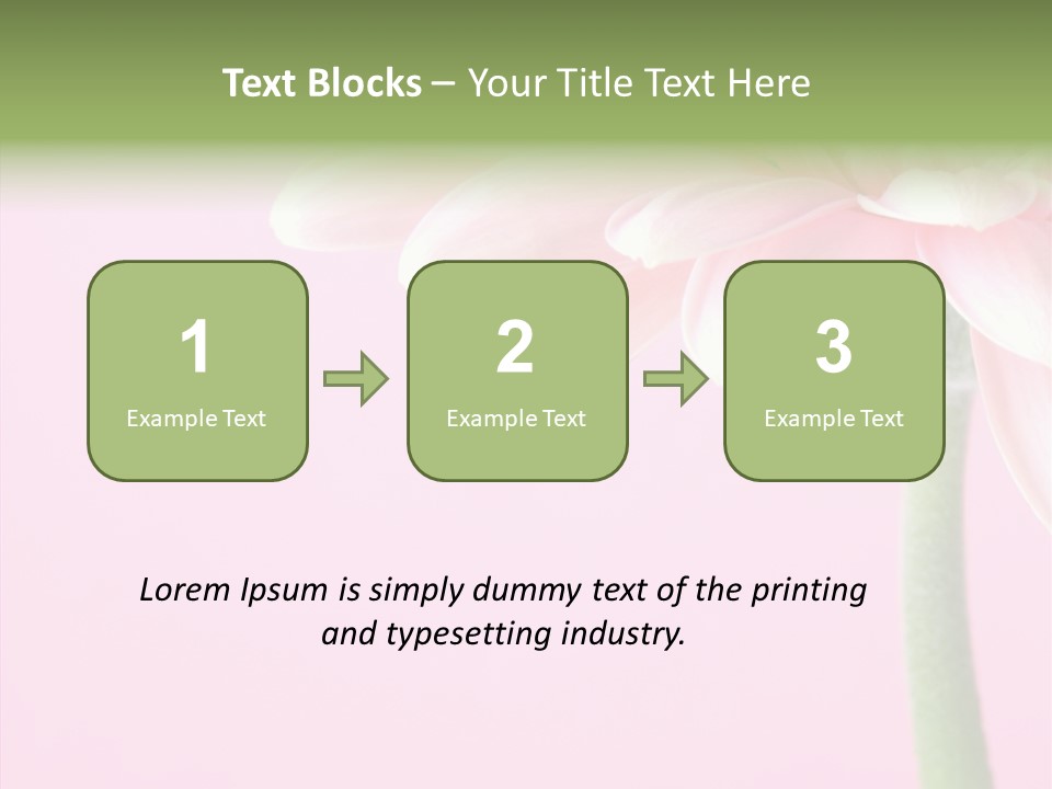 Circle Flower Petals PowerPoint Template