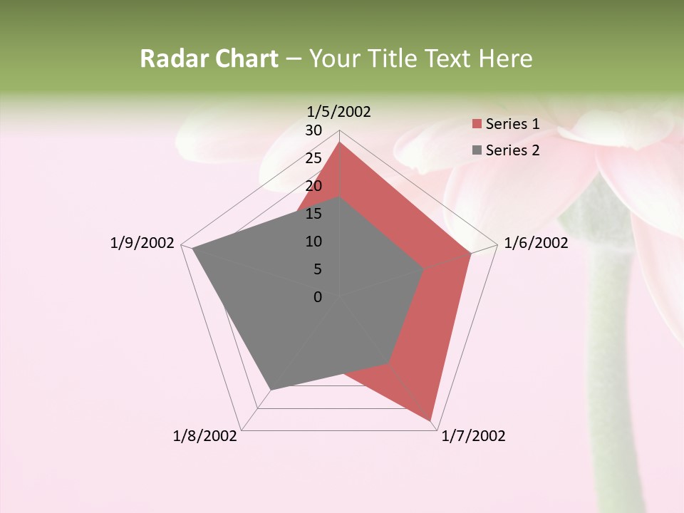 Circle Flower Petals PowerPoint Template