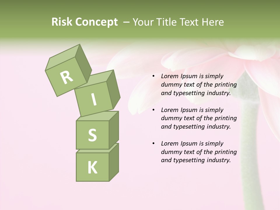 Circle Flower Petals PowerPoint Template