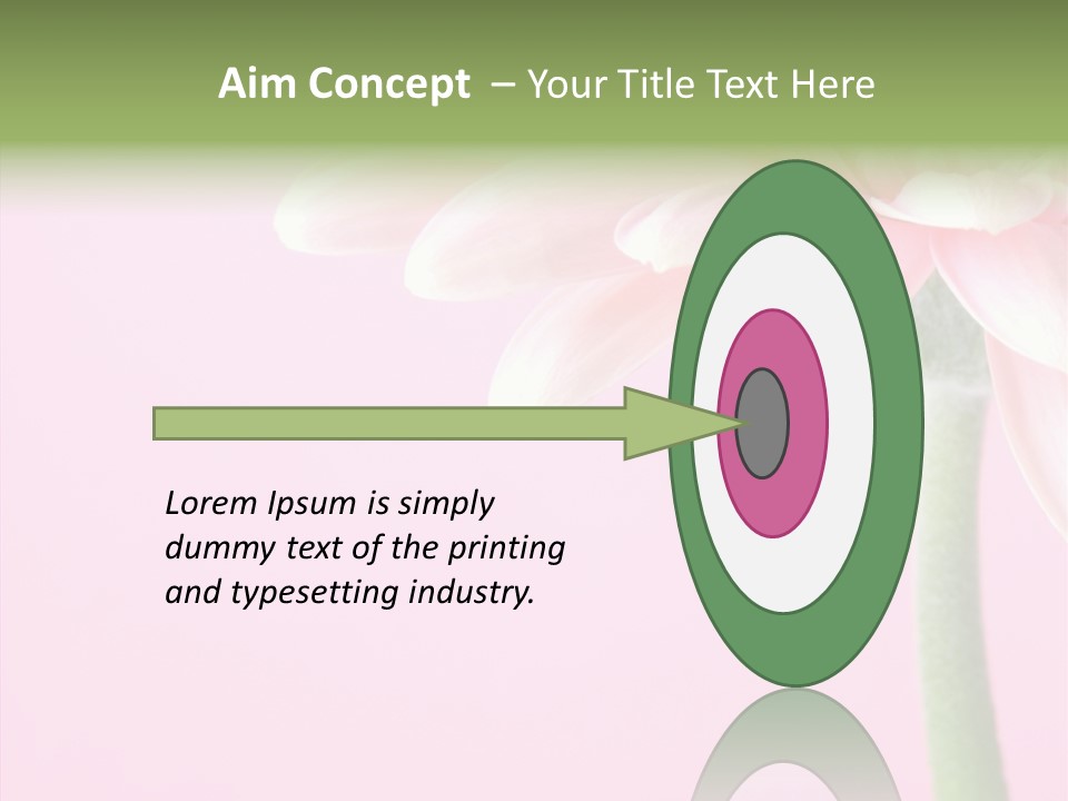 Circle Flower Petals PowerPoint Template