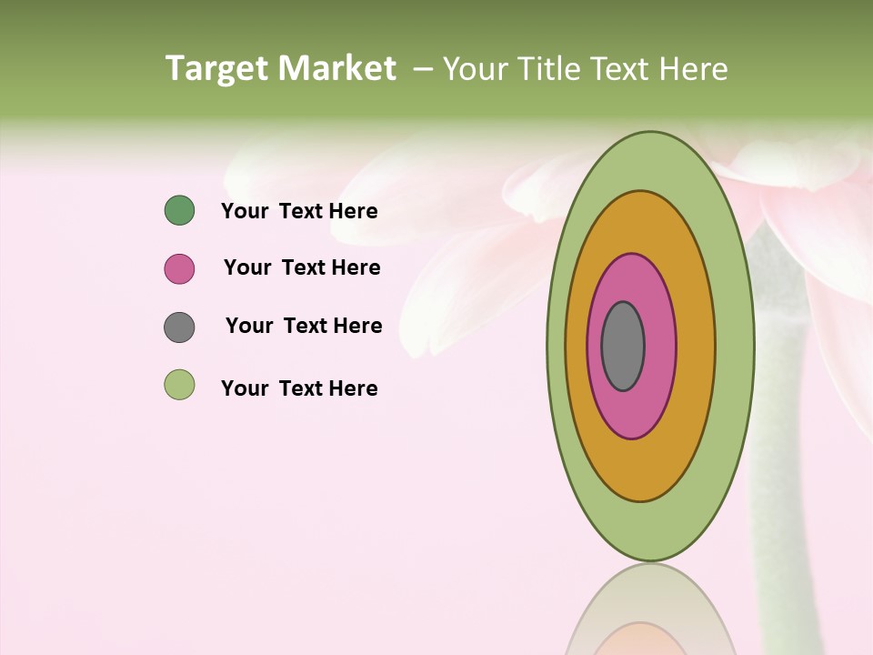 Circle Flower Petals PowerPoint Template