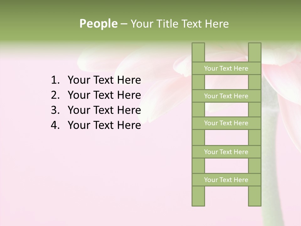 Circle Flower Petals PowerPoint Template