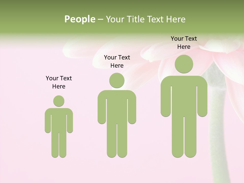 Circle Flower Petals PowerPoint Template