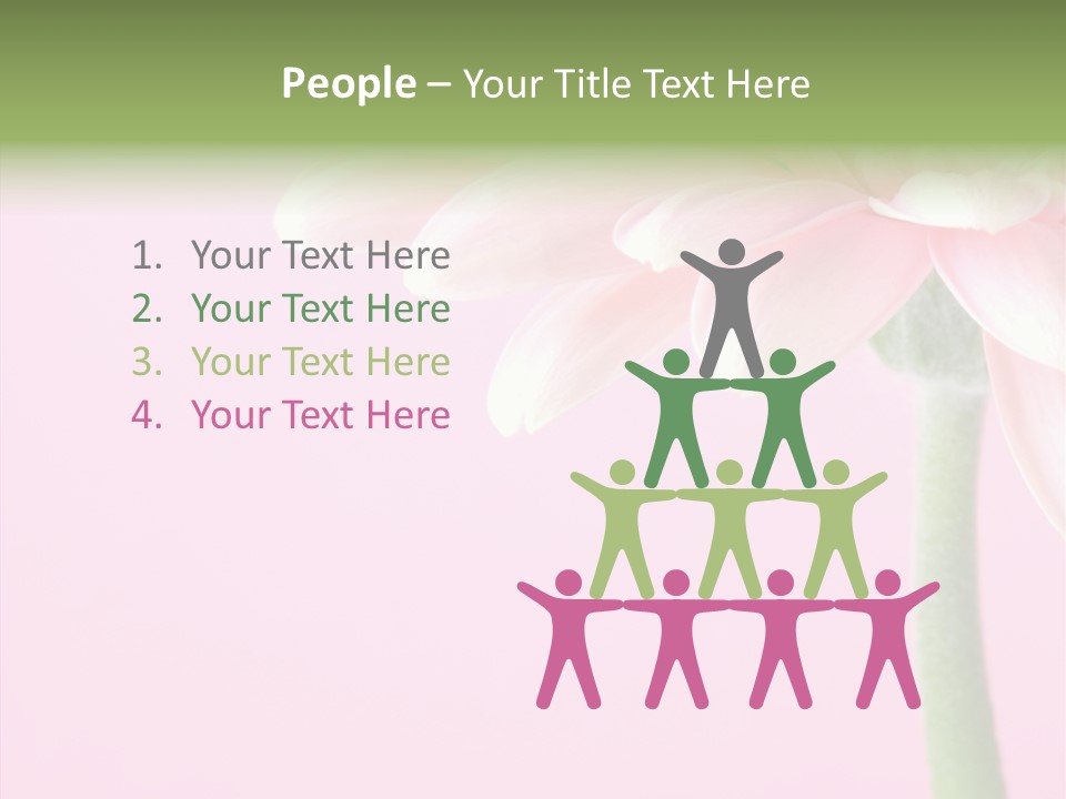 Circle Flower Petals PowerPoint Template