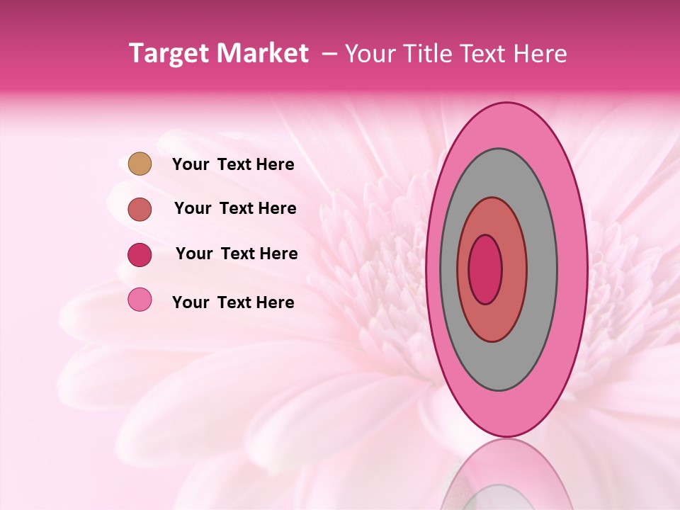 Bloom Gerbera Pink PowerPoint Template