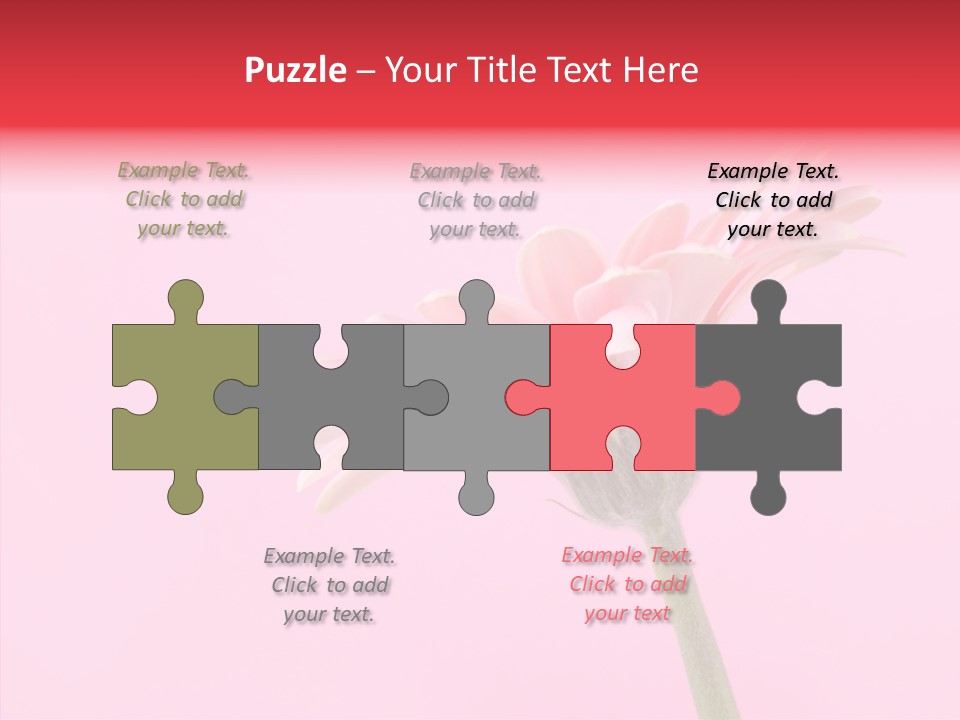 Pink Bloom Blossom PowerPoint Template