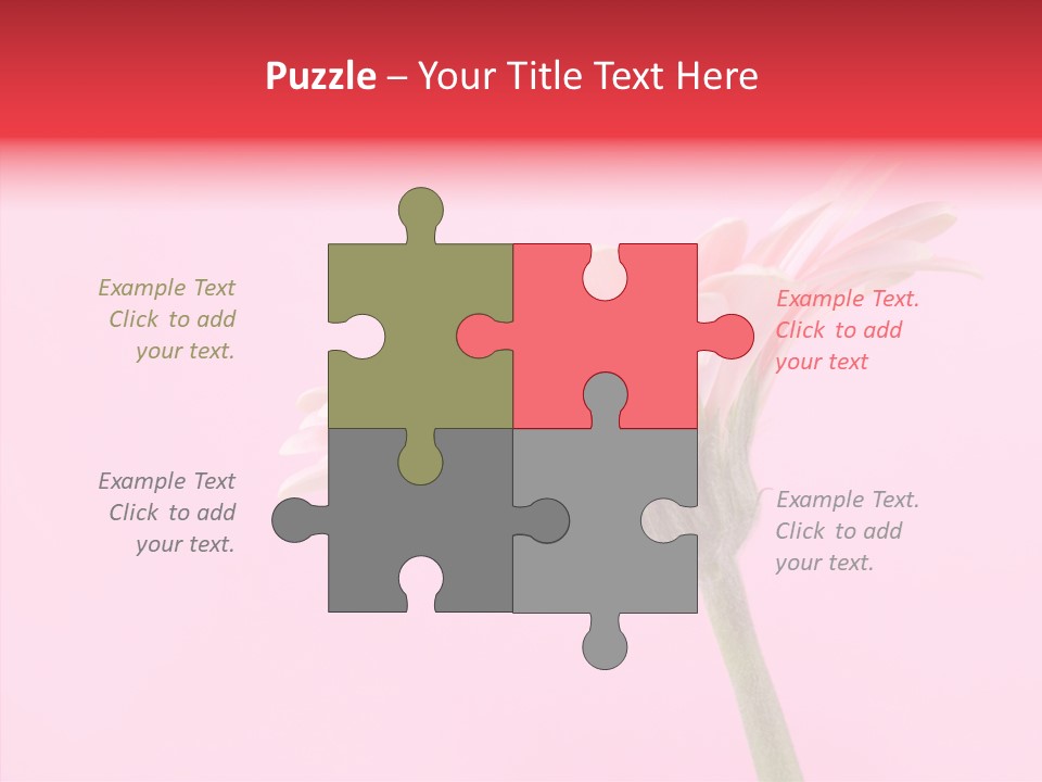 Pink Bloom Blossom PowerPoint Template