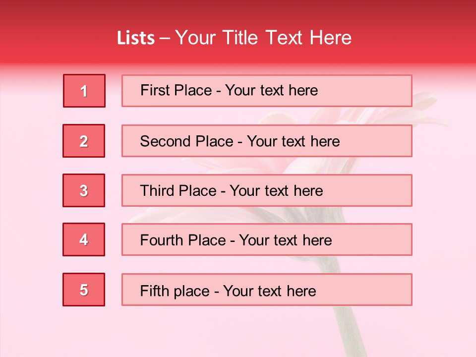 Pink Bloom Blossom PowerPoint Template