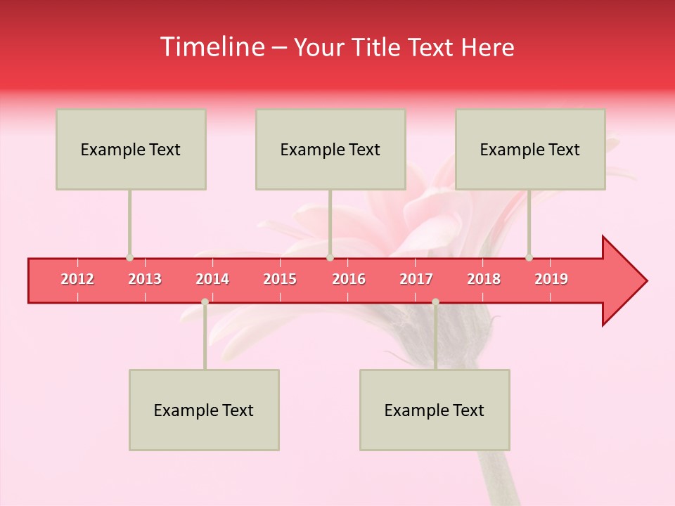 Pink Bloom Blossom PowerPoint Template