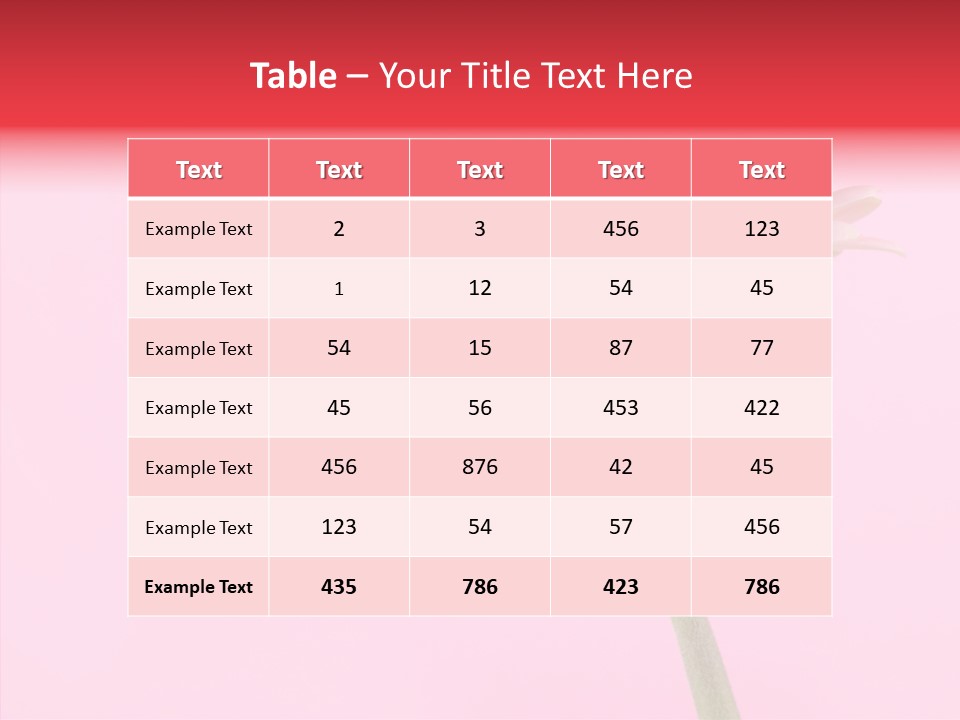 Pink Bloom Blossom PowerPoint Template