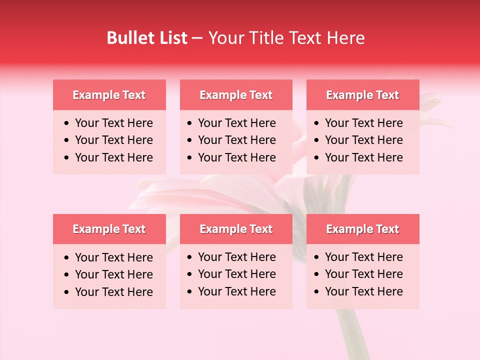 Pink Bloom Blossom PowerPoint Template