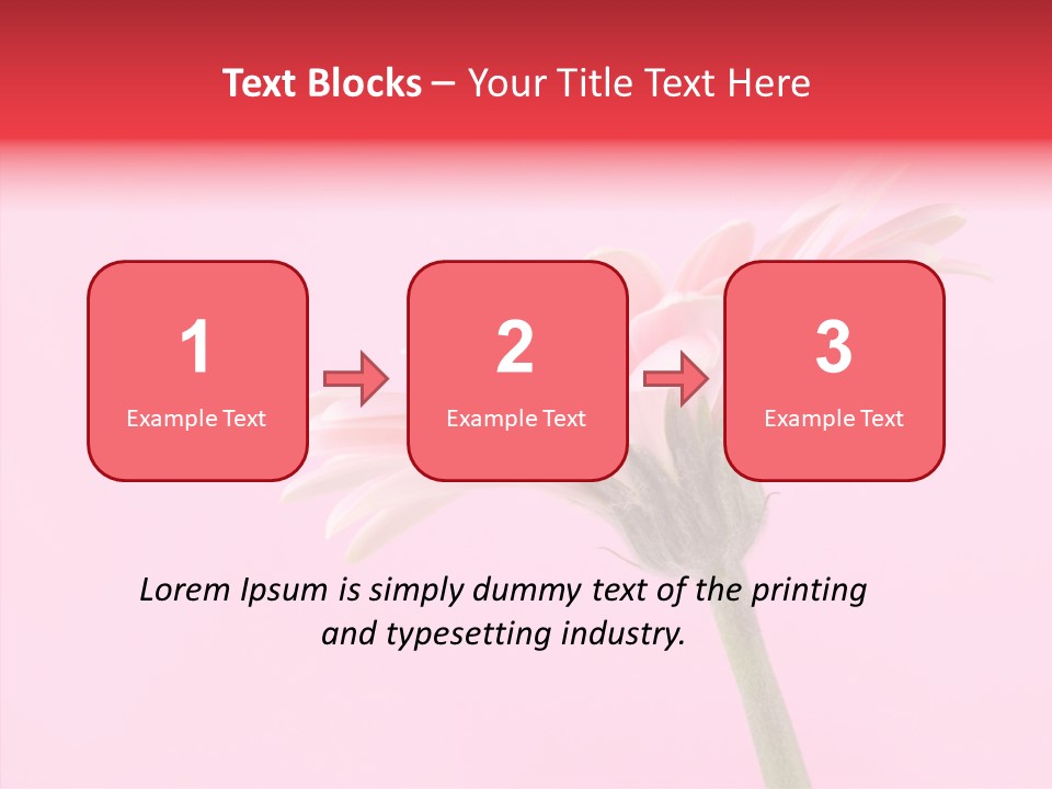 Pink Bloom Blossom PowerPoint Template