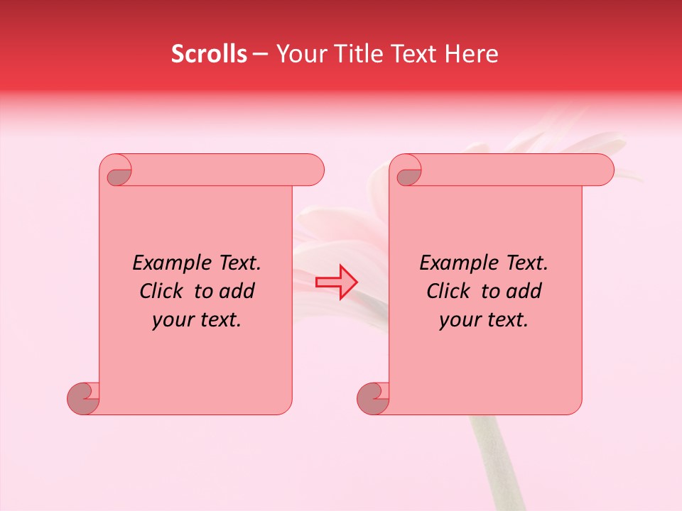 Pink Bloom Blossom PowerPoint Template